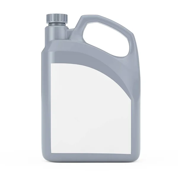 あなたのための空白の灰色のプラスチックの空容器キャニスター — ストック写真