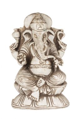 Bilgelik ve profesyoneller Hindu Tanrı'nın güzel antik taş heykelcik