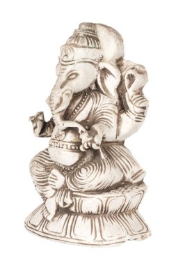 Bilgelik ve profesyoneller Hindu Tanrı'nın güzel antik taş heykelcik