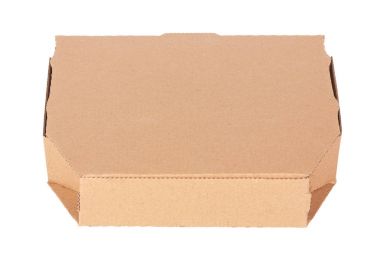 Tasarımınız için kopya alanı boş karton Pizza kutusu. 