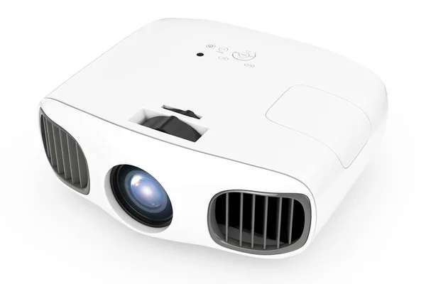 Home Cinema Entertainment Full HD Projector. 3d Rendering — Stock Photo, Image