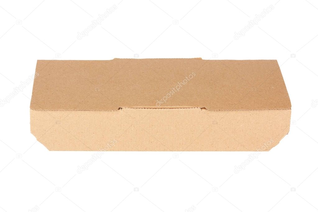 Brown Cardboard Fast Food Box, Packaging For Lunch, Chinese Food