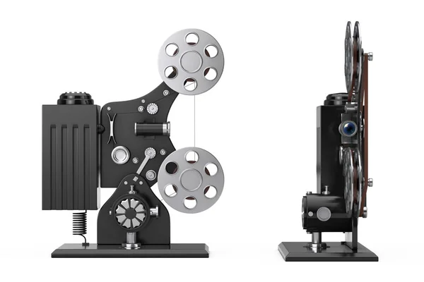 Retro Movie Film Cinema Projector. 3d Rendering