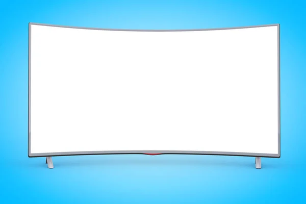 Modern Curved Led atau LCD TV Screen. Perender 3d — Stok Foto