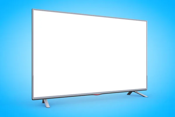 Modern Flat Led ou Lcd TV. Renderização 3d — Fotografia de Stock