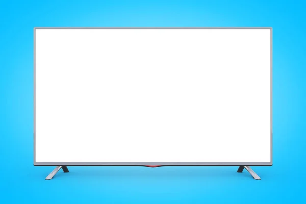 Modern Flat Led ou Lcd TV. Renderização 3d — Fotografia de Stock