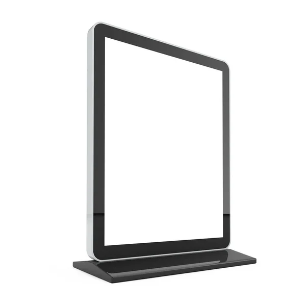 Soporte de pantalla LCD de feria en blanco como plantilla para su diseño. 3. —  Fotos de Stock