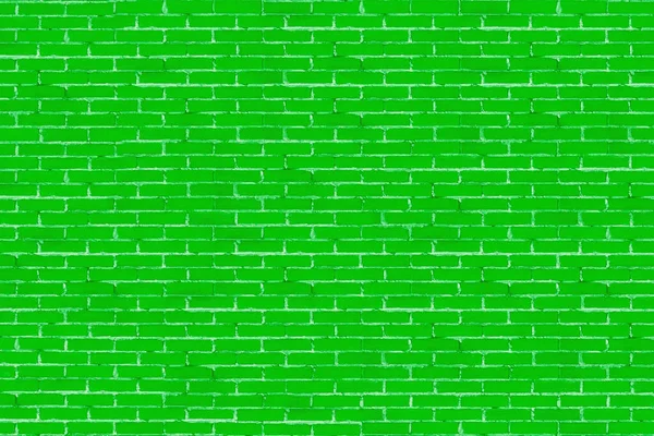 Green Brick Wall Background Texture extreme closeup.