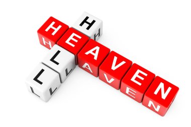 Beyaz arka planda çapraz bulmaca kübü blokları olarak Kayıp ve Bulunmuş İşareti. 3d Hazırlama