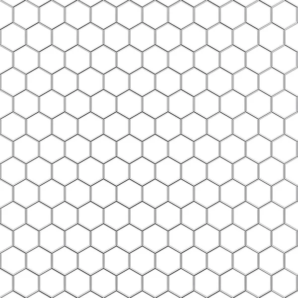 金属六角形フェンスの背景白い背景にテクスチャ 3Dレンダリング — ストック写真