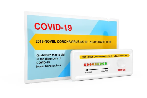 Dispositivo Teste Rápido Para Doença Viral Novel Coronavirus Covid 2019 — Fotografia de Stock