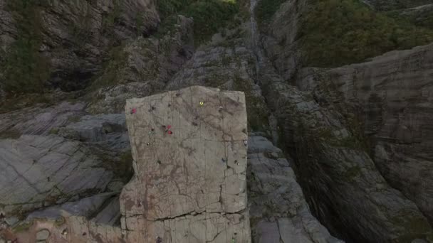 Vidéo du drone de Preikestolen 