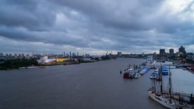 Hamburg güzel gün batımı