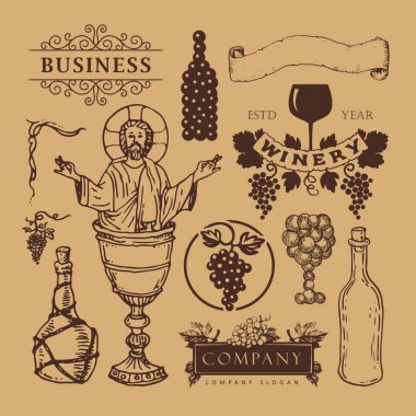 Asma logosu öğeleri