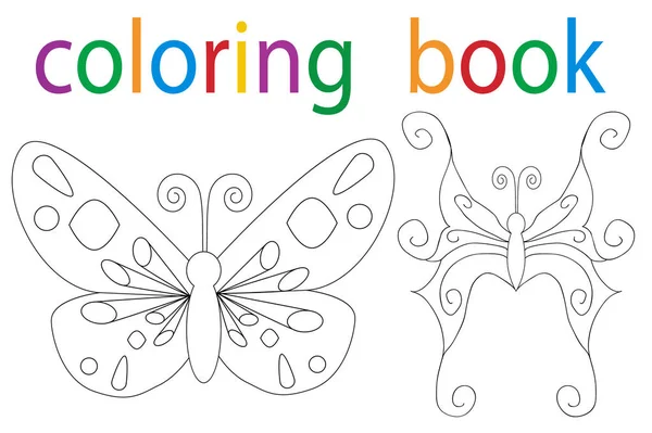 Libro aislado para colorear circuito — Vector de stock