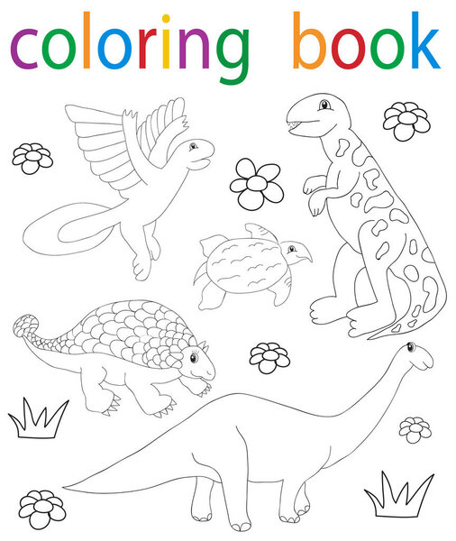  изолированная схема раскраски книг
