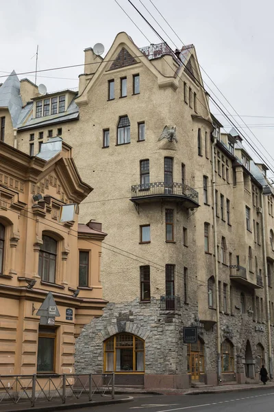 11月2017 Putilovaの賃貸住宅 Art Noveauの建物 サンクトペテルブルク — ストック写真