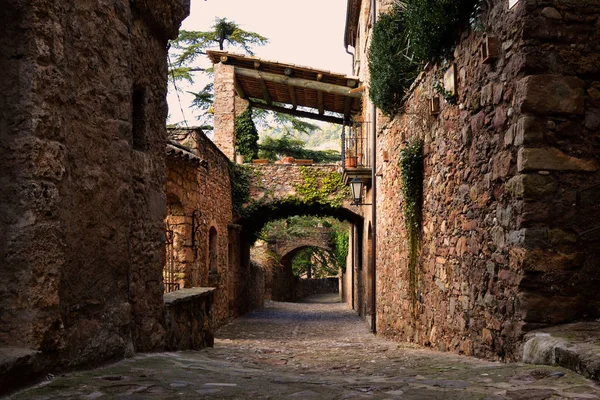 Mura street Provincia di Barcellona — Foto Stock