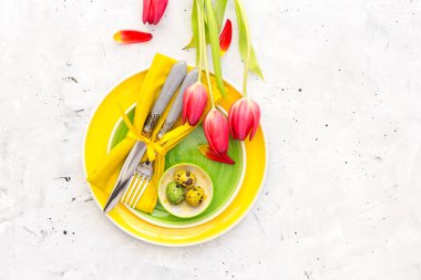 Taze çiçekler ile bahar arka plan