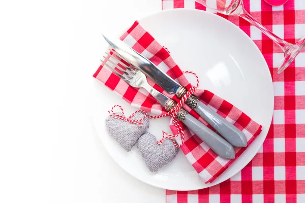 Romántico escenario de mesa de vacaciones — Foto de Stock