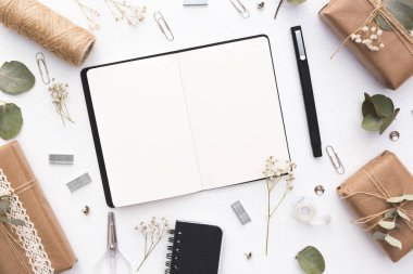 Planlama için alay et. Tatil kompozisyon