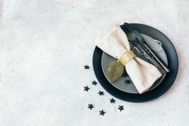 Tatil sofra. Noel ve yeni yıl kavramı