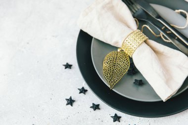 Tatil sofra. Noel ve yeni yıl kavramı