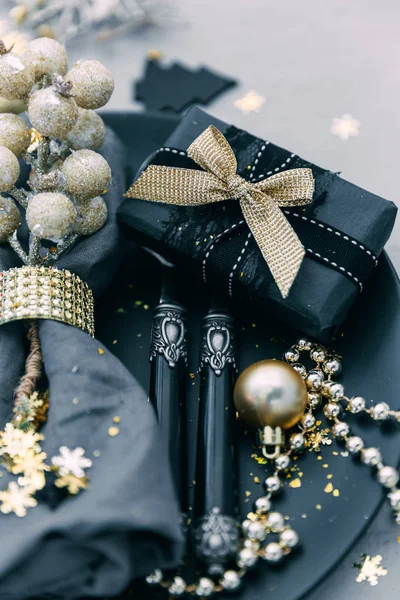 Noel tablo ayarı. Yeni yıl akşam yemeği 