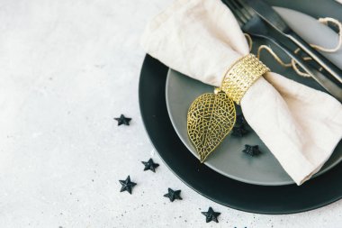 Tatil sofra. Noel ve yeni yıl kavramı