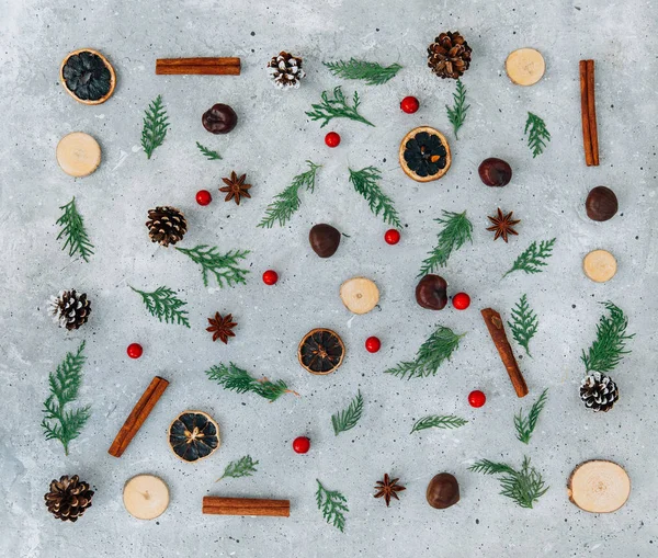 トレンディなクリスマスや新年の装飾 — ストック写真