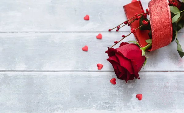 Rose Rosse San Valentino Sfondo — Foto Stock