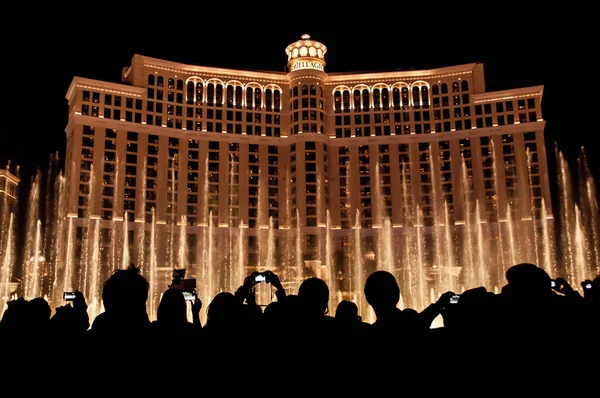 ABD, Las Vegas Strip-Ocak 01, 2014: Hotel Bellagio. Bellagio çeşme, müzik senkronize büyük dans çeşmeden su onun en önemli özelliklerinden biri.