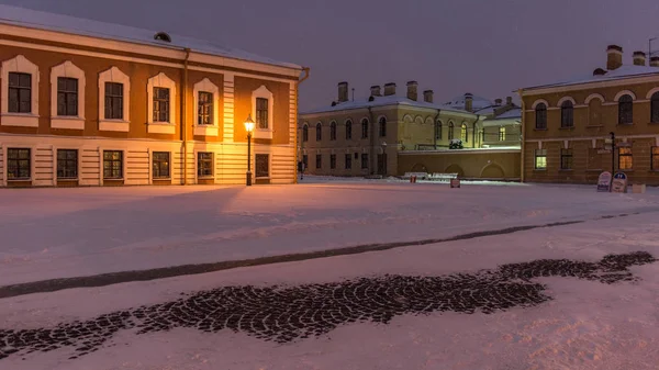 Peter ve Paul Fortress. Saint Peterburg. Rusya kış