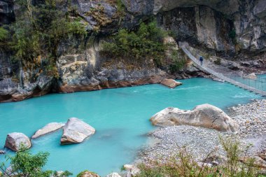 Nepal. Annapurna devre. Himalayalar