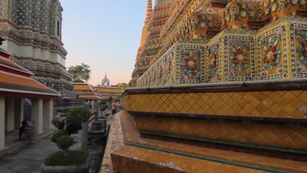 Bangkok Tayland Temmuz 2014 Bir Kamera Güzel Dekore Edilmiş Bir — Stok video