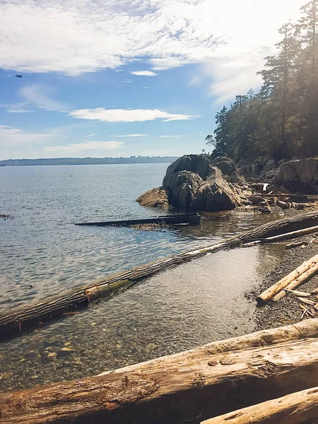 Kust Linjen British Columbia — Stockfoto