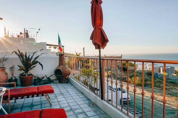 Veranda Sunrise, Meksika'da çekilen okyanusa tarafından