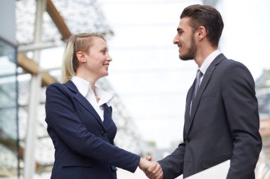 çalışma ve işbirliği iş adamları