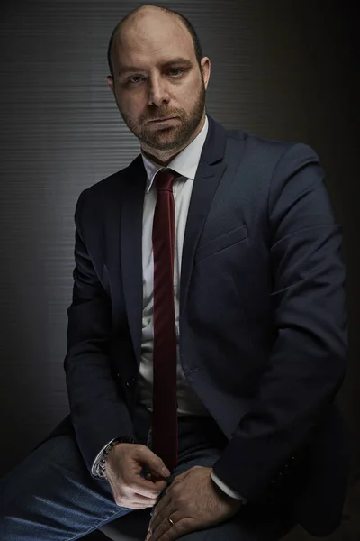 Adult businessman portrait — Stock Photo, Image