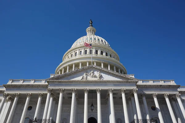 Капитолий Вашингтона - внешний вид — стоковое фото