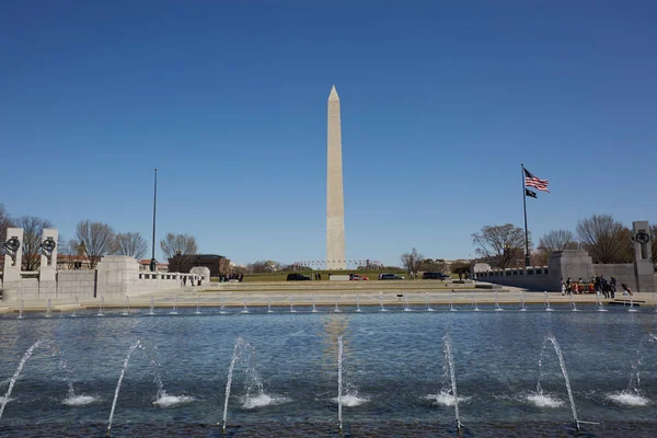 Monumento a Washington en el centro de Washington DC —  Fotos de Stock