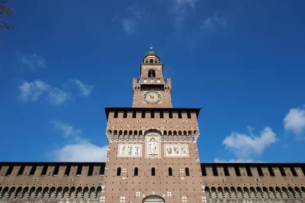 Castello Sforzesco Milán Italia —  Fotos de Stock