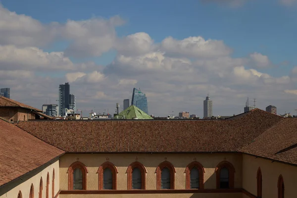 Castello Sforzesco Milán Italia —  Fotos de Stock