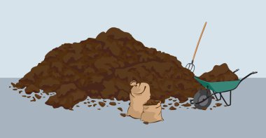 Muck gübre yığını