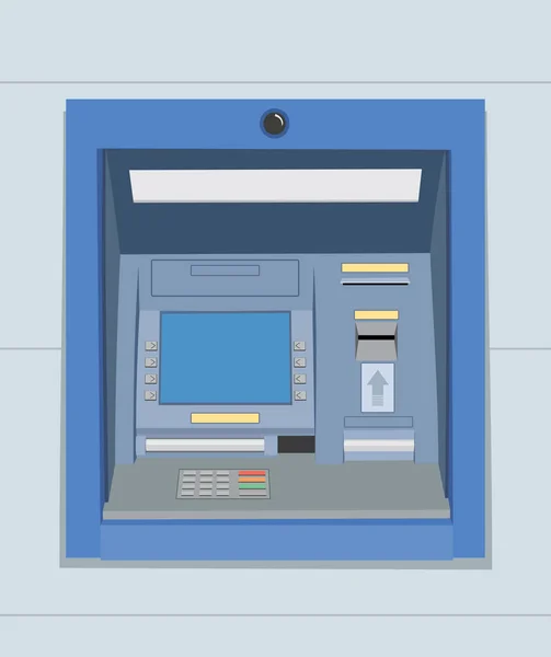 Cajero automático del banco ATM — Archivo Imágenes Vectoriales