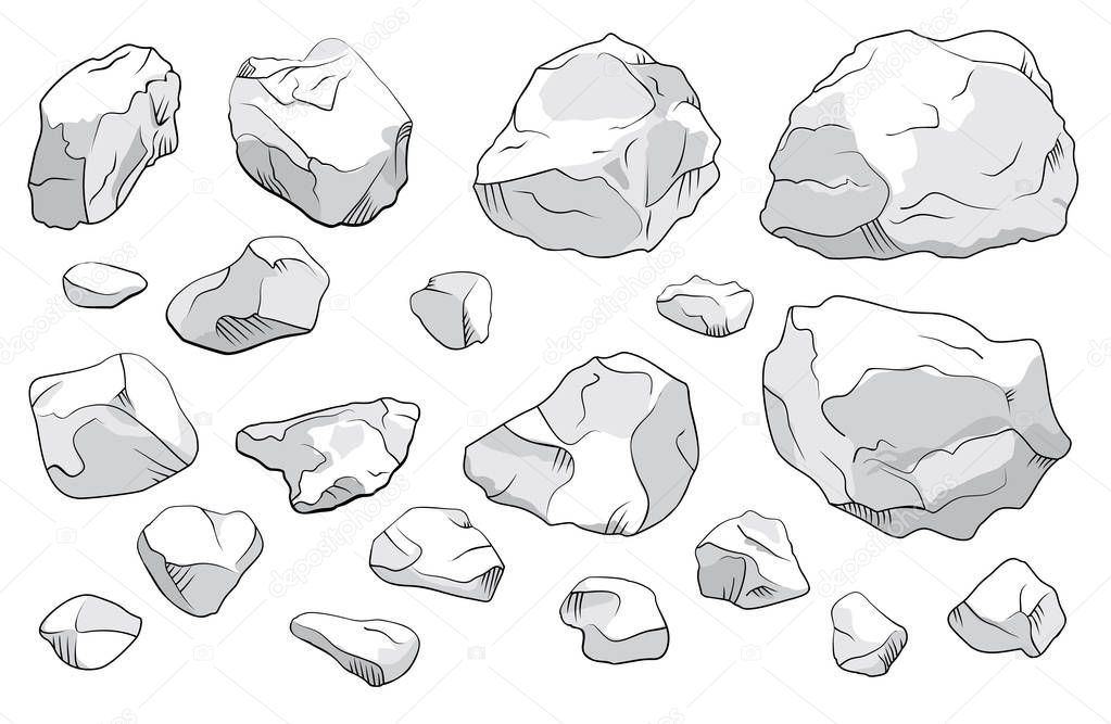 Various stones set