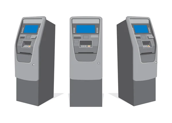ATM-machine geïsoleerd — Stockvector