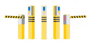 Otopark bariyerleri ödeme makine 