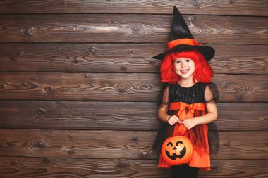 hallowee cadı kılık kız komik çocuk