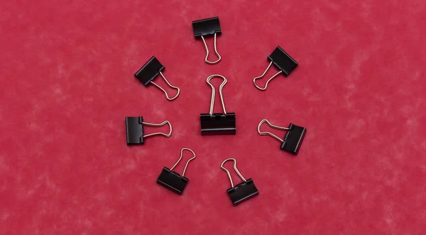 organization and team structure symbolized with bulldog paperclips